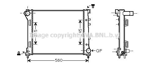 Radiator AVA Clever Choice FTA2387 Radiator AVA Clever Choice FTA2387