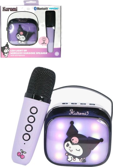 Otl Technologies Kuromi Popsing Karaokesett Med Led-Lys Otl Technologies Kuromi Popsing Karaokesett Med Led-Lys