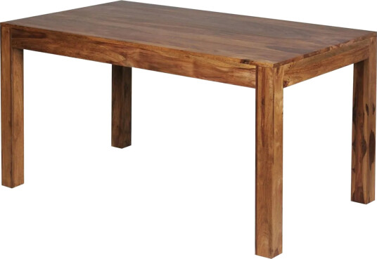 Spisebord Wohnling Massivt treverk landlig hus stil Rosentre, 140x80 cm - Rosentre, 140x80 cm