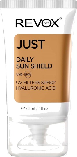 Revox JUST Daily Sun Shield SPF 50 30 ml Næringsrik Solkrem for Ansikt