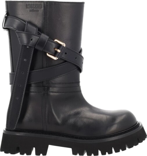Moschino, Herre, Sko, Svart, 36 EU,