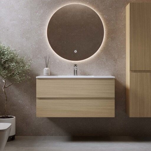 Bathlife Lust Eufori møbelpakke 100x46 cm eik