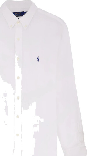 Polo Ralph Lauren Slim Fit Linen Shirt White M