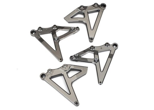 Traxxas 8538X Shock Mounts Rear Satin Chrome Traxxas 8538X Shock Mounts Rear Satin Chrome