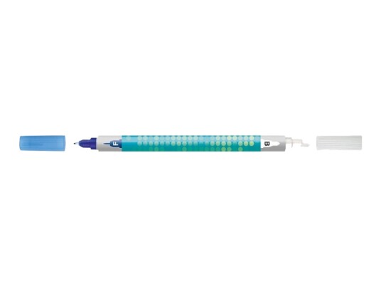 Faber-Castell - Blekkviskelær / Overskriverpenn - Ikke-Permanent - Kongelig Blått - Bred / Fin