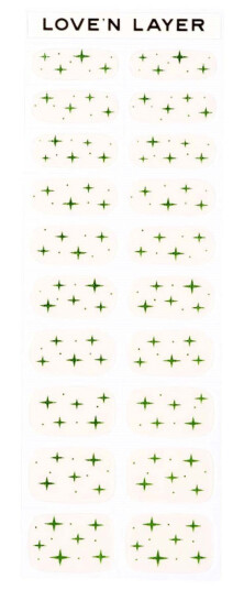 Love'n Layer Starburst Emerald Green Love'n Layer Starburst Emerald Green