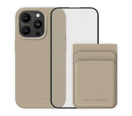 Ideal Of Sweden Silicone and Cardholder Kit Beige