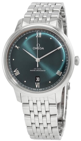 Omega Herreklokke 434.10.40.20.10.001 De Ville Prestige Grønn/Stål