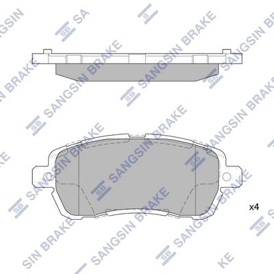 Hi Q SP4138 Bremseklosser Hi Q SP4138 Bremseklosser