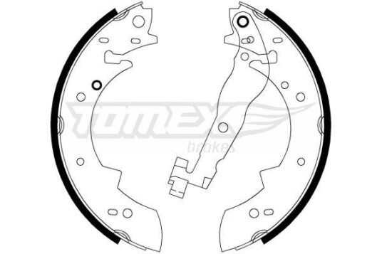 Bremsesko sett TOMEX Brakes TX 20 62 Bremsesko sett TOMEX Brakes TX 20 62