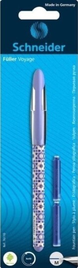 Schneider Fountain Pen Voyage M + 2 Cartridges Mix Schneider Fountain Pen Voyage M + 2 Cartridges Mix