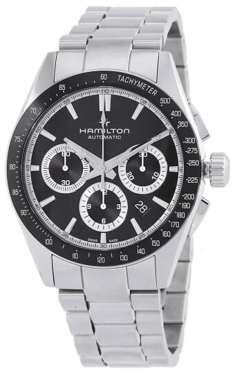 Hamilton Herreklokke H36606130 Jazzmaster Performer Sort/Stål Ø42 mm