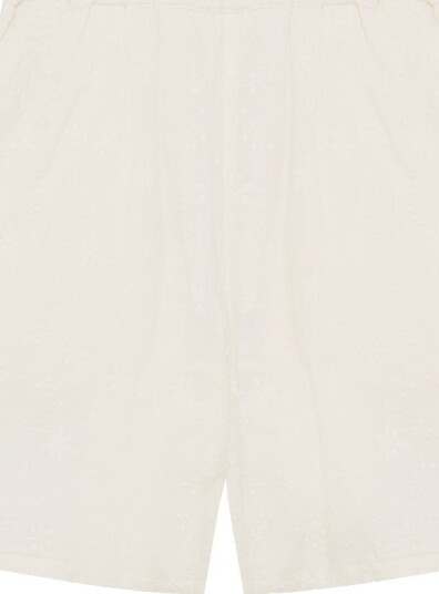 Creamie Shorts Embroidery Cream 122