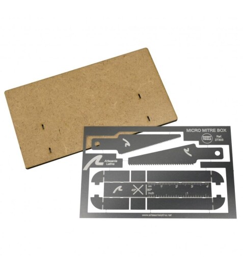 Artesania Latina - Micro Mitre Box w/Saw Artesania Latina - Micro Mitre Box w/Saw