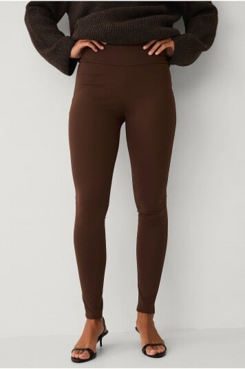 Ellos Collection Leggings Dameklær Brun