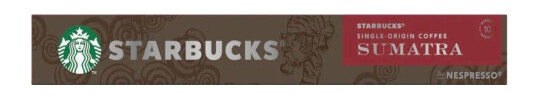 STARBUCKS SINGLE-ORIGIN SUMATRA KAFFEKAPSLER BY NESPRESSO 6220114