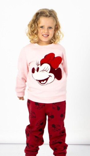 Disney Minnie Mouse Genser og bukse-sett, rød/rosa, 6 år