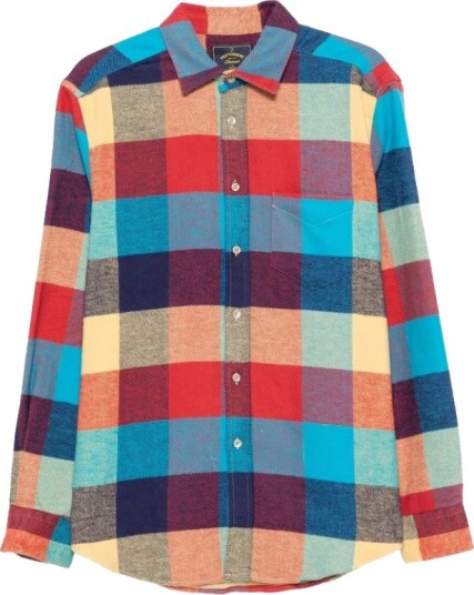 Portuguese Flannel Herre Skjorter Flerfarget 2XL,