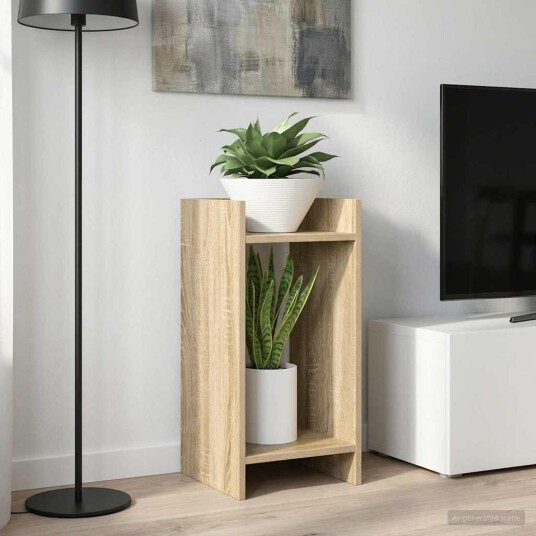  Planteholder Sonoma eik 30 x 30 x 60 cm Konstruert tre
