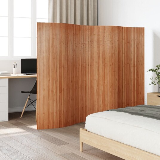  Romdeler brun 165x250 cm bambus 8721012370111