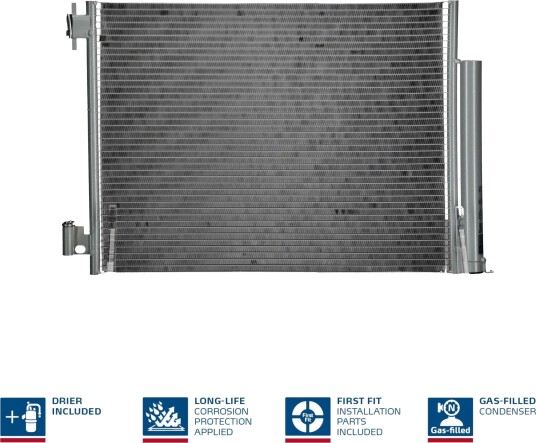 Kondensator NISSENS 940321 Kondensator NISSENS 940321