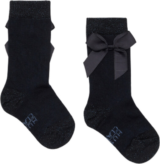 Hust & Claire Fideli strømper   blue depth (33 36)   33 36