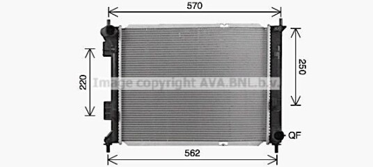 Radiator AVA Clever Choice KA2327 Radiator AVA Clever Choice KA2327