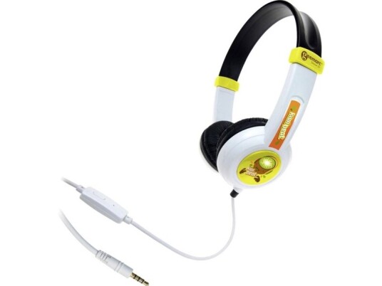 Geemarc Kiwibeat-Mic Børn Over Ear Hovedtelefoner Kabelbundet 5-Farvet, Grøn, Orange, Sort, Hvid Letvægtsbøjle, Lydstyrkeregulering, Headset
