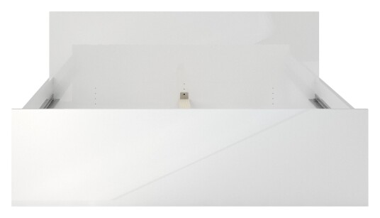 Tvilum Naia Seng - Hvit høyglans - 160x200cm Unoliving