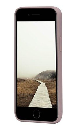 Dbramante1928 Mobildeksel Greenland Rosa Sand i 100% Resirkulert Plast for iPhone 7, 8, SE