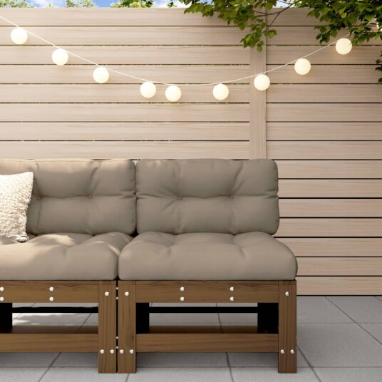  Hagemidtsofa honningbrun heltre furu 825614