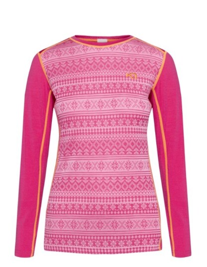 Kari Traa Mina Ls ull dame Berry Bright Pink S