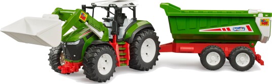 Bruder Traktor RoadMax m. Frontlaster og tilhenger 03452 Bruder OneSize Bil