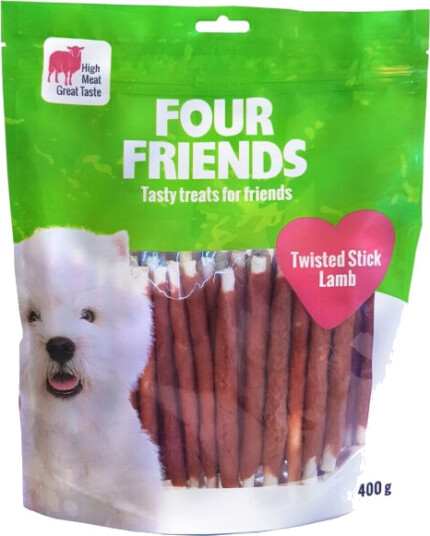 FourFriends Tyggepinner Lam 12,5 cm - 40 pk Hundefôr FourFriends Tyggepinner Lam 12,5 cm - 40 pk Hundefôr