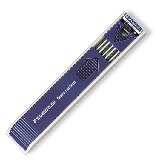 Staedtler Mars 2 mm stift 12-pakke 4H Staedtler Mars 2 mm stift 12-pakke 4H