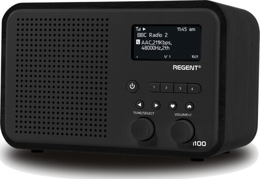 Ferguson Regent i100 DAB-radio (FM/DAB+) Svart