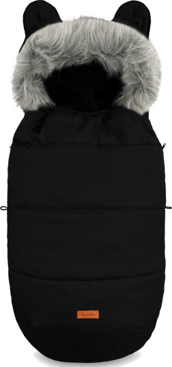 Sensillo Sierra Vognpose til Barnevogn 100x50cm Svart