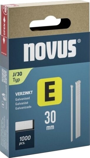 Novus Novus Tools 044 0092 Stiftspiker Type J Mål 30 Mm 1000 Stk