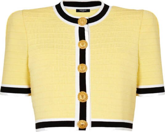 Balmain Dame Strikkevarer Gul L, Balmain Dame Strikkevarer Gul L,