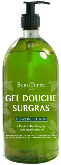 Beau Terra Ultra Rich Shower Gel Lemon Verbena 1000 ml