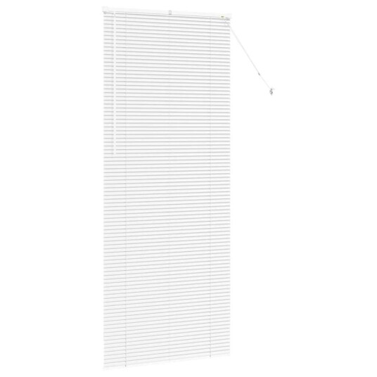 Vindu Persienne med gardiner Manual Hvit Aluminium Vindu Persienne med gardiner Manual Hvit Aluminium