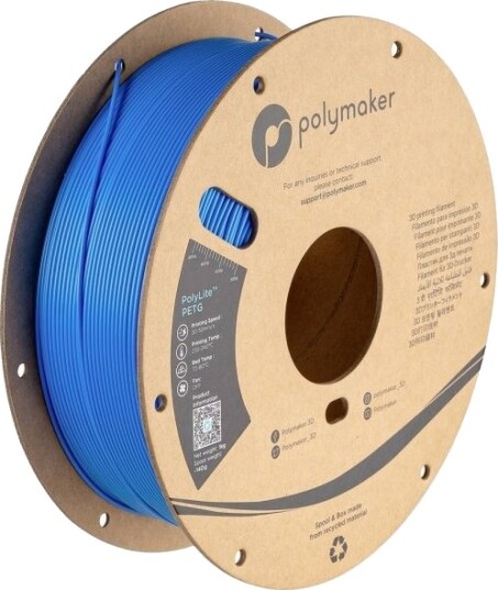 Polymaker PolyLite PETG Filament 1.75 mm 1000 g Electric Blue PB01042