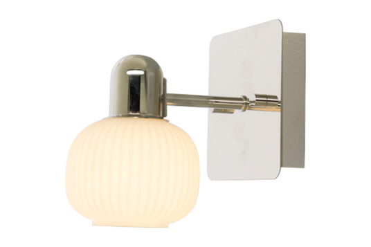 Aneta Lighting Messina vegglampe krom/opalhvit 1669027-01-0 1621081-01-0 Aneta Lighting Messina vegglampe krom/opalhvit 1669027-01-0 1621081-01-0