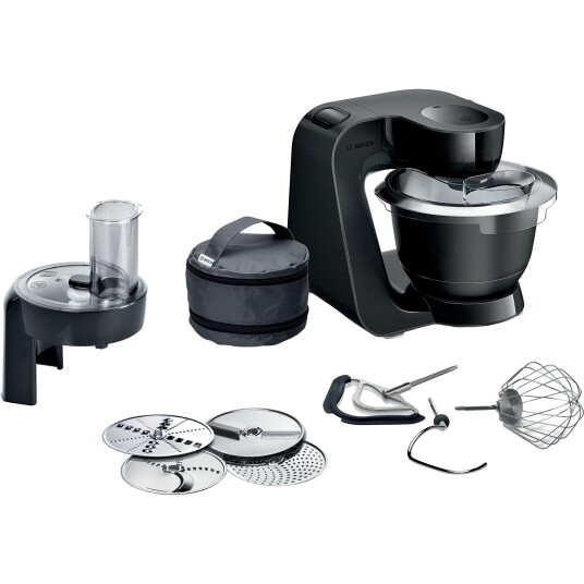 Bosch Kjøkkenmaskin, 1000 W, karbon/svart Bosch Kjøkkenmaskin, 1000 W, karbon/svart