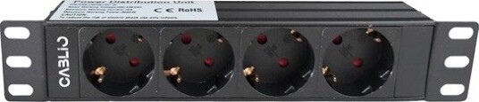 Cablio Cab-Lnpdu-Eu-10 Basic Pdu 4x Eu Stikkontakter 16a