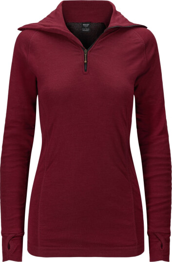 Brynje Arctic Zip Polo W"s Chianti XL