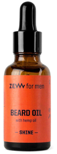 ZEW for Men Beard Oil with hemp oil shine 30 ml