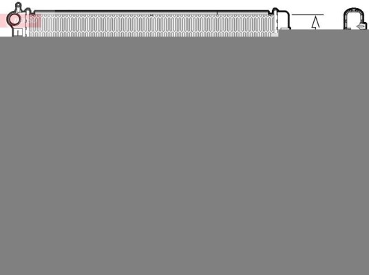 Radiator DENSO DRM32051 Radiator DENSO DRM32051