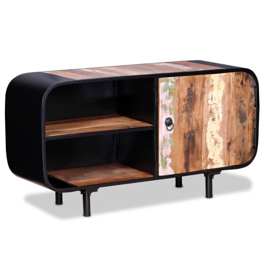 TV-benk gjenvunnet tre 90x30x48 cm 243982