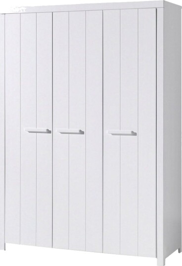 Vandeveer Garderobe 3 Dører - Hvit